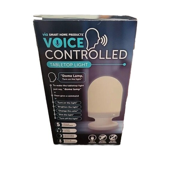 NEW Voice Controlled Tabletop Light, LED Lighting - Picture 1 of 5